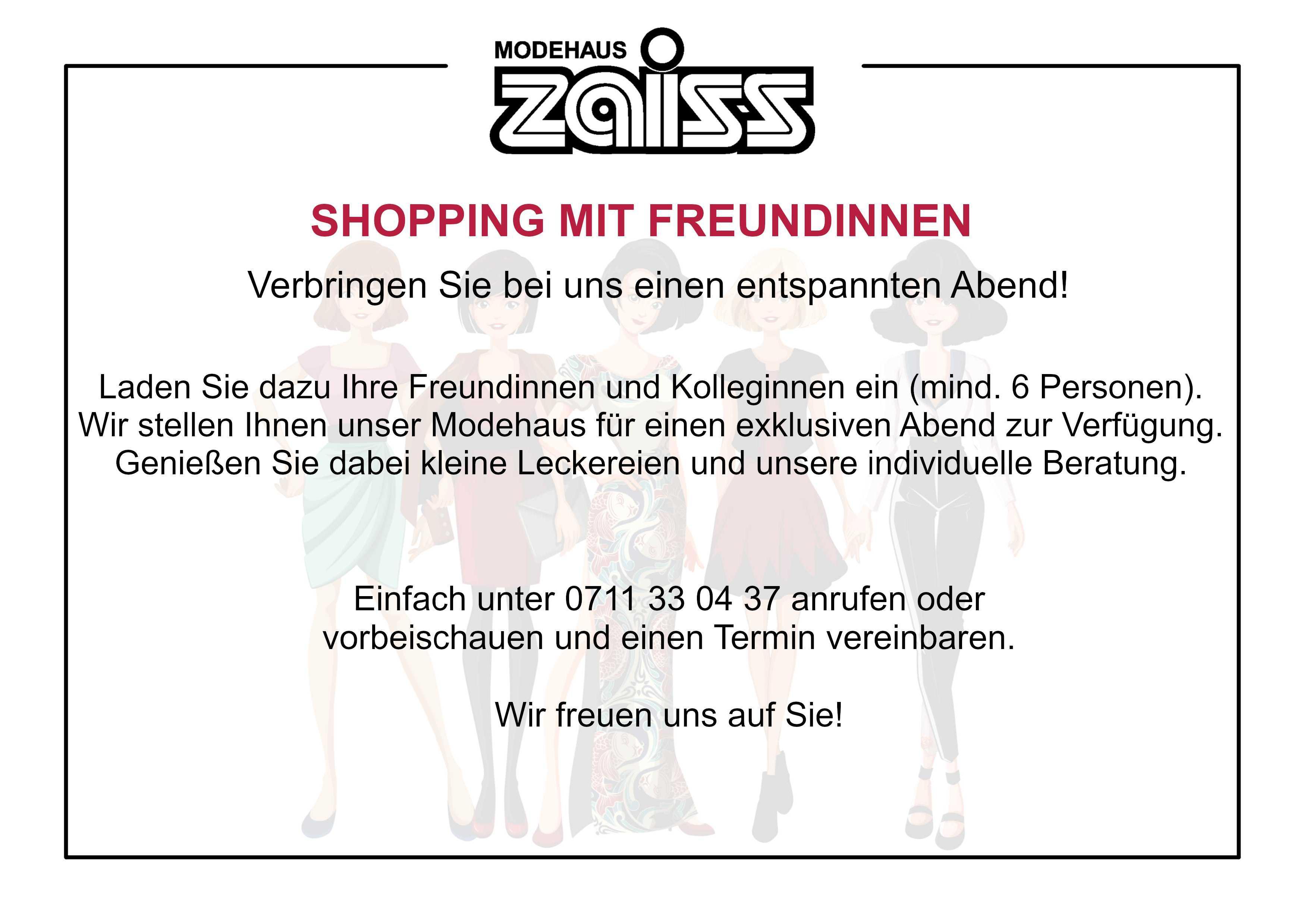 Shopping Abend Zaiss groß